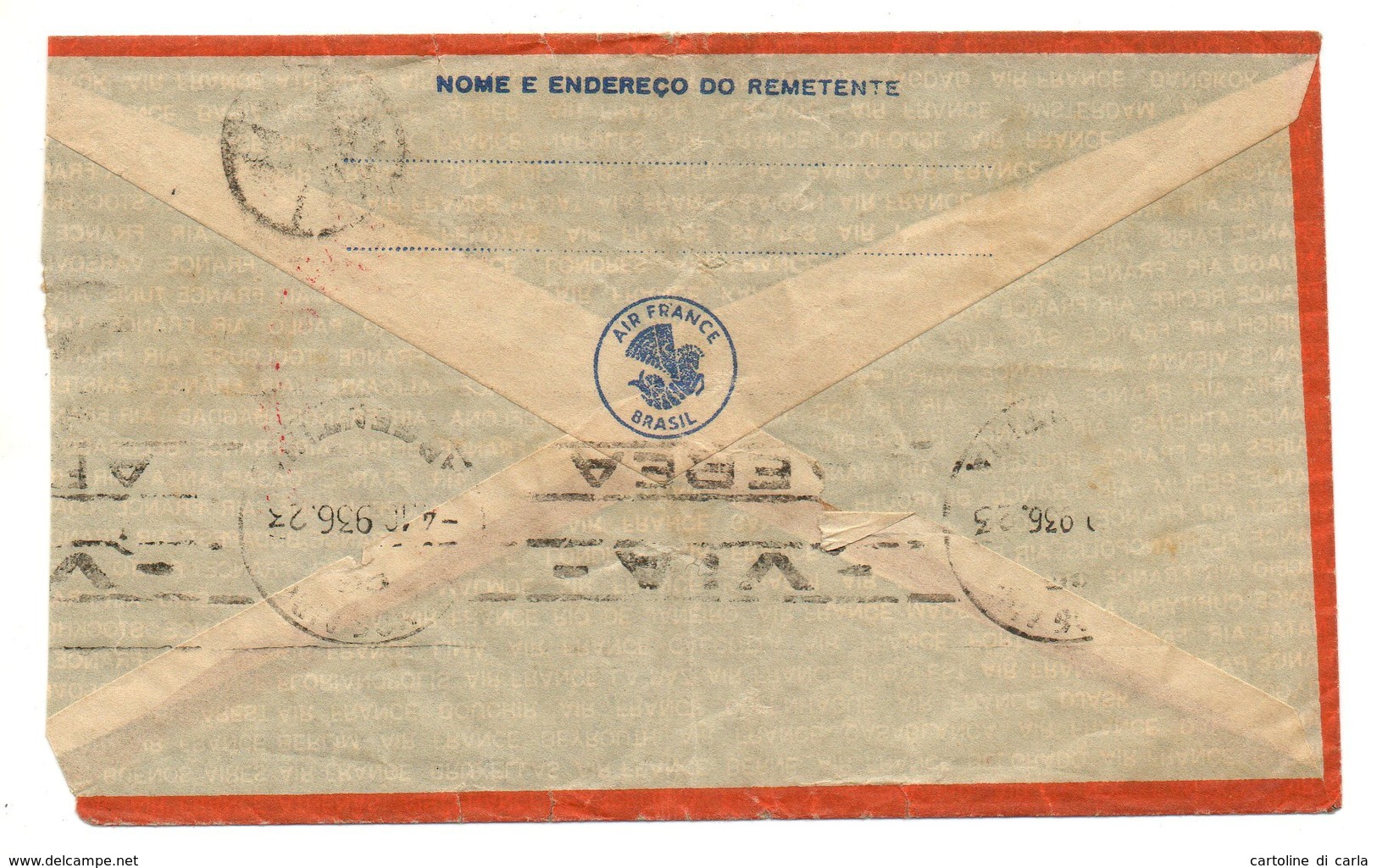 AIR MAIL LETTER 23 09 1936 #154 - Marcofilie (Zeppelin)