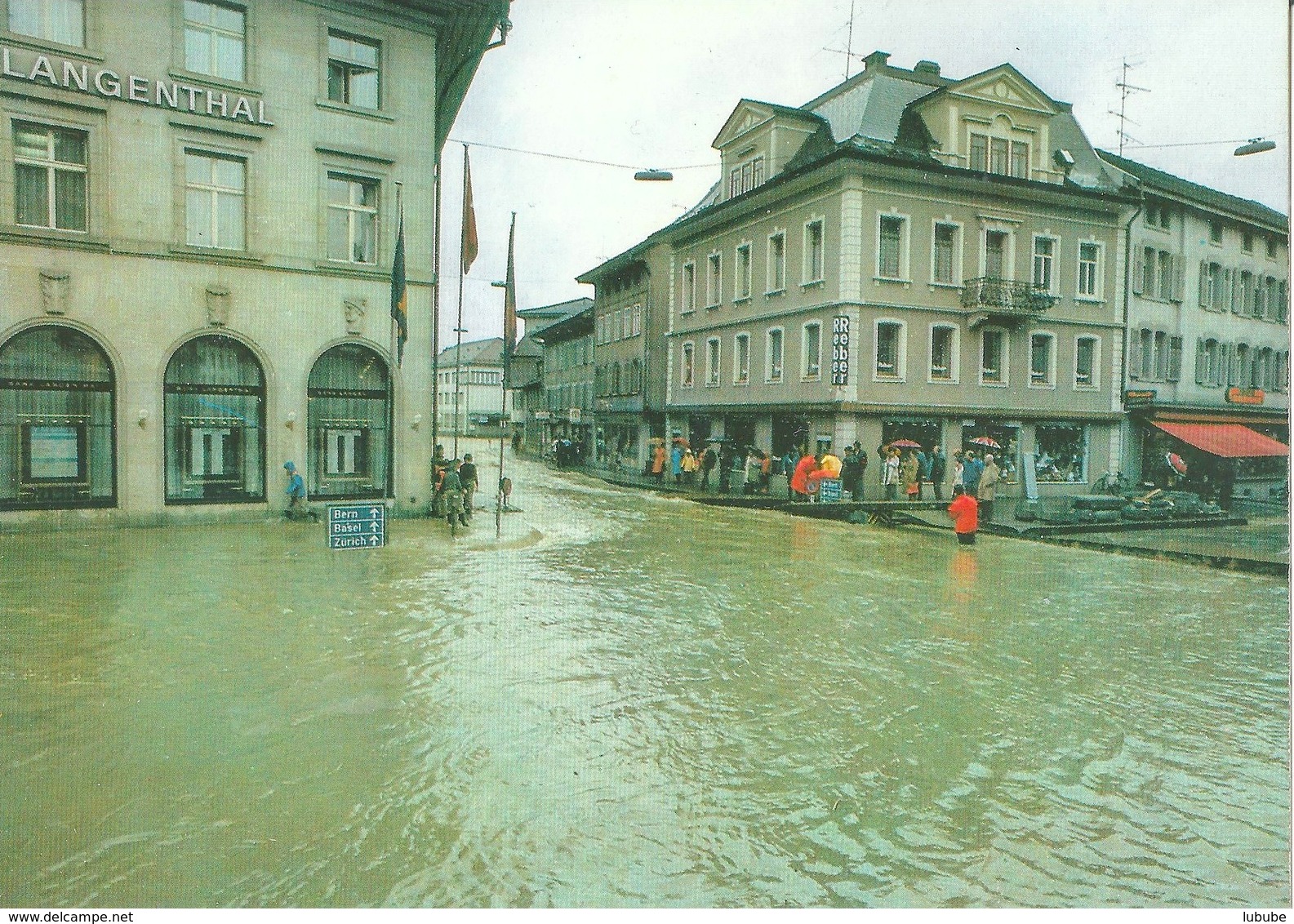 Langenthal - Juni Hochwasser              1973 - Langenthal