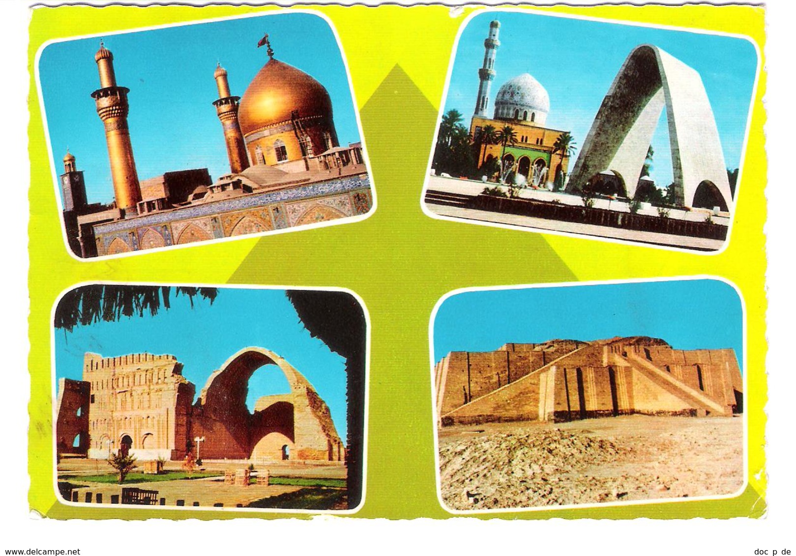 Irak - Iraq - Old Views - Mosque - Mosquee - Moschee - Minarett - Stamps - Irak