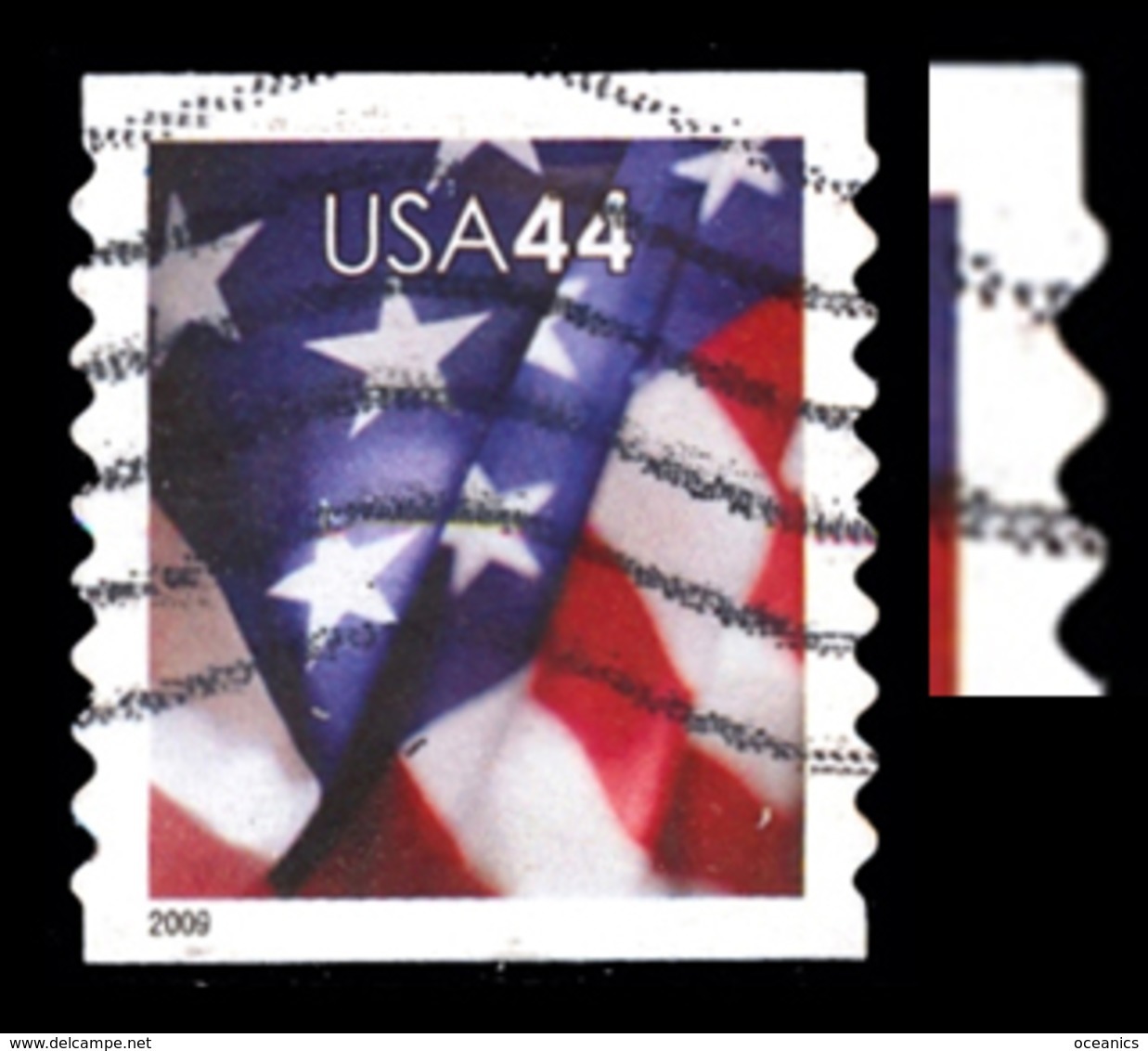 Etats-Unis / United States (Scott No.4393 - Flag) (o) Coil - Gebruikt