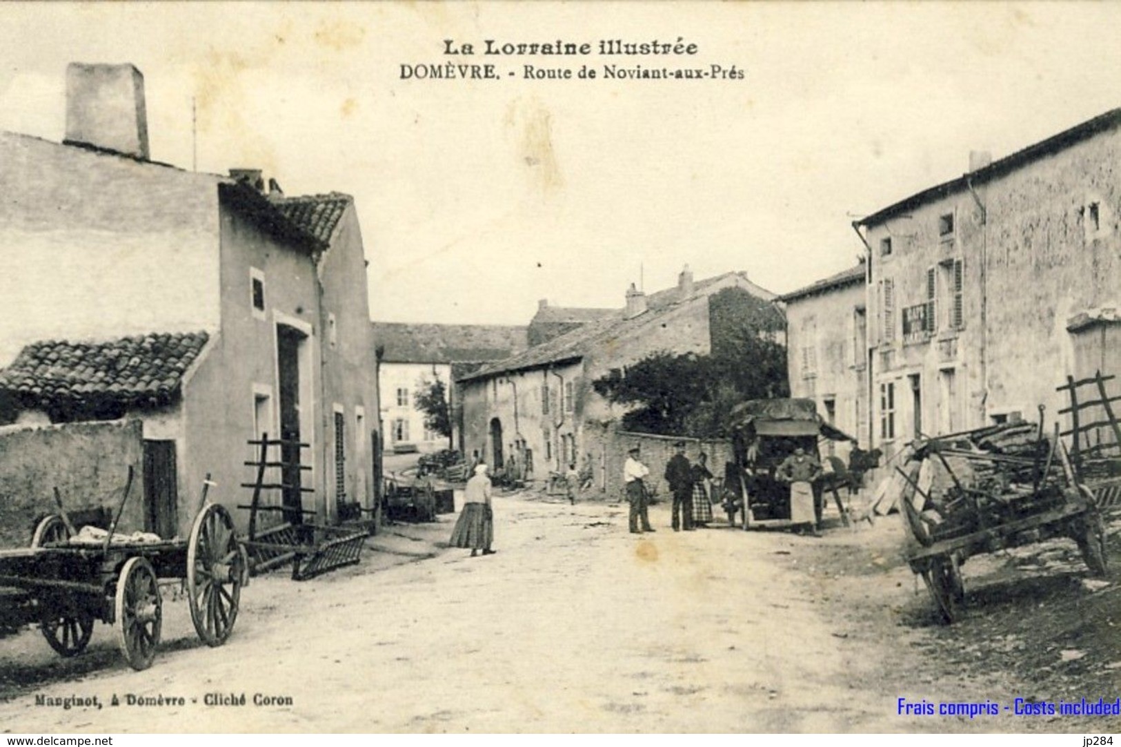 54 - Domèvre - Route De Noviant-aux-Prés - 1915 - Domevre En Haye