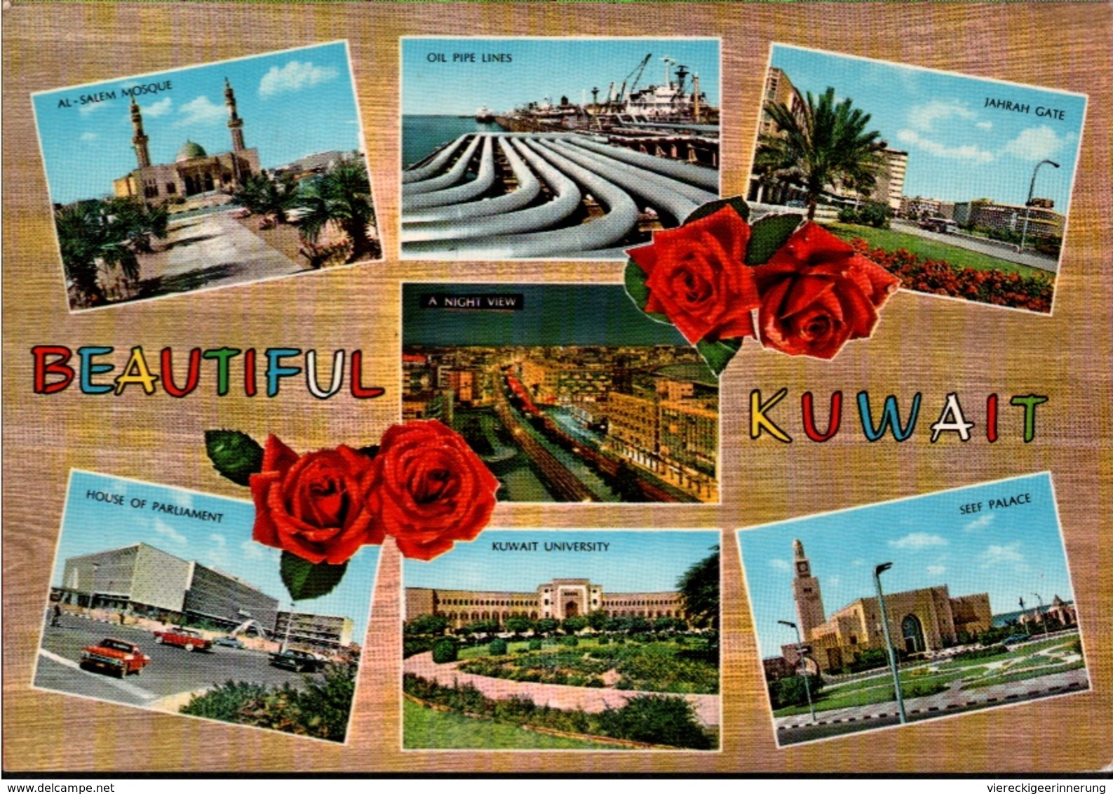 ! Lot of 17 postcards from Kuwait,  unused, same editor