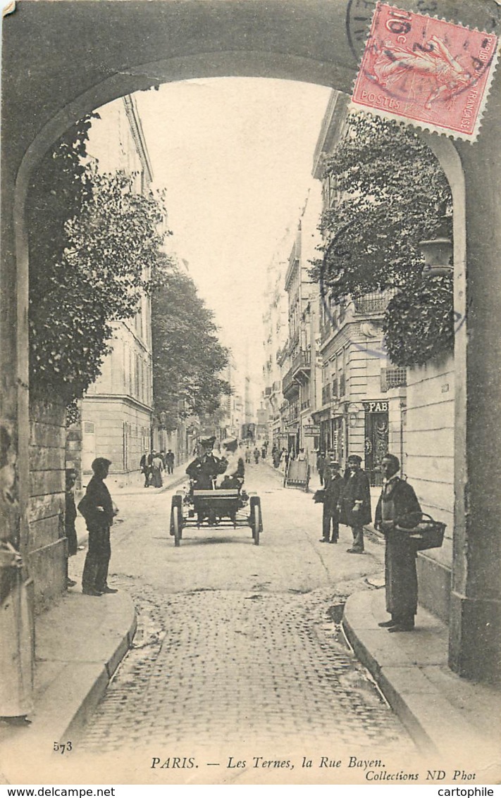 75017 - PARIS - Automobile à Pédales Rue Bayen - Arrondissement: 17