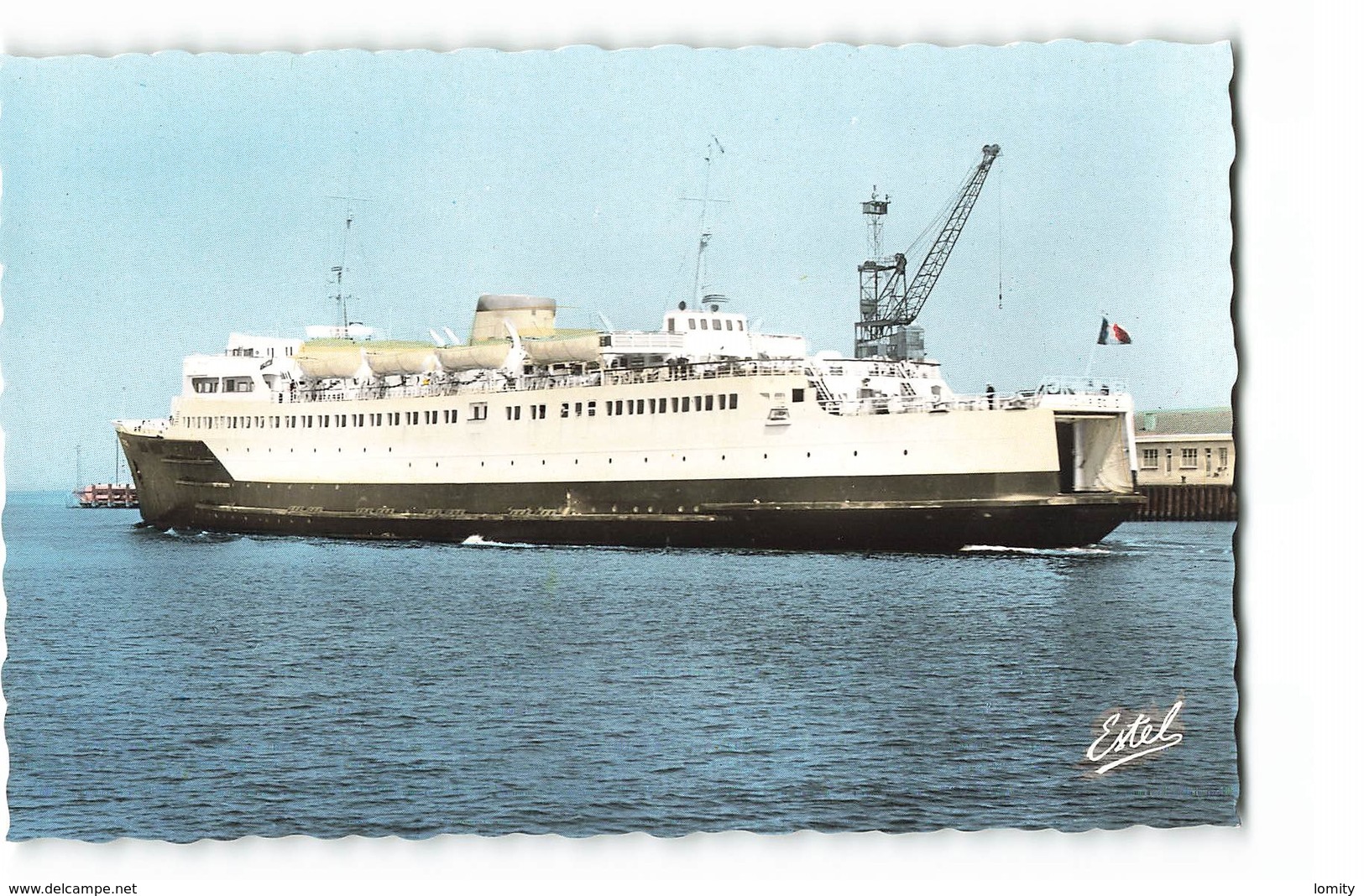 62 Calais Le Ferry Boat Compiegne Bateau Ferry Paquebot CPSM PF Edit Estel N°88413 Photo - Calais