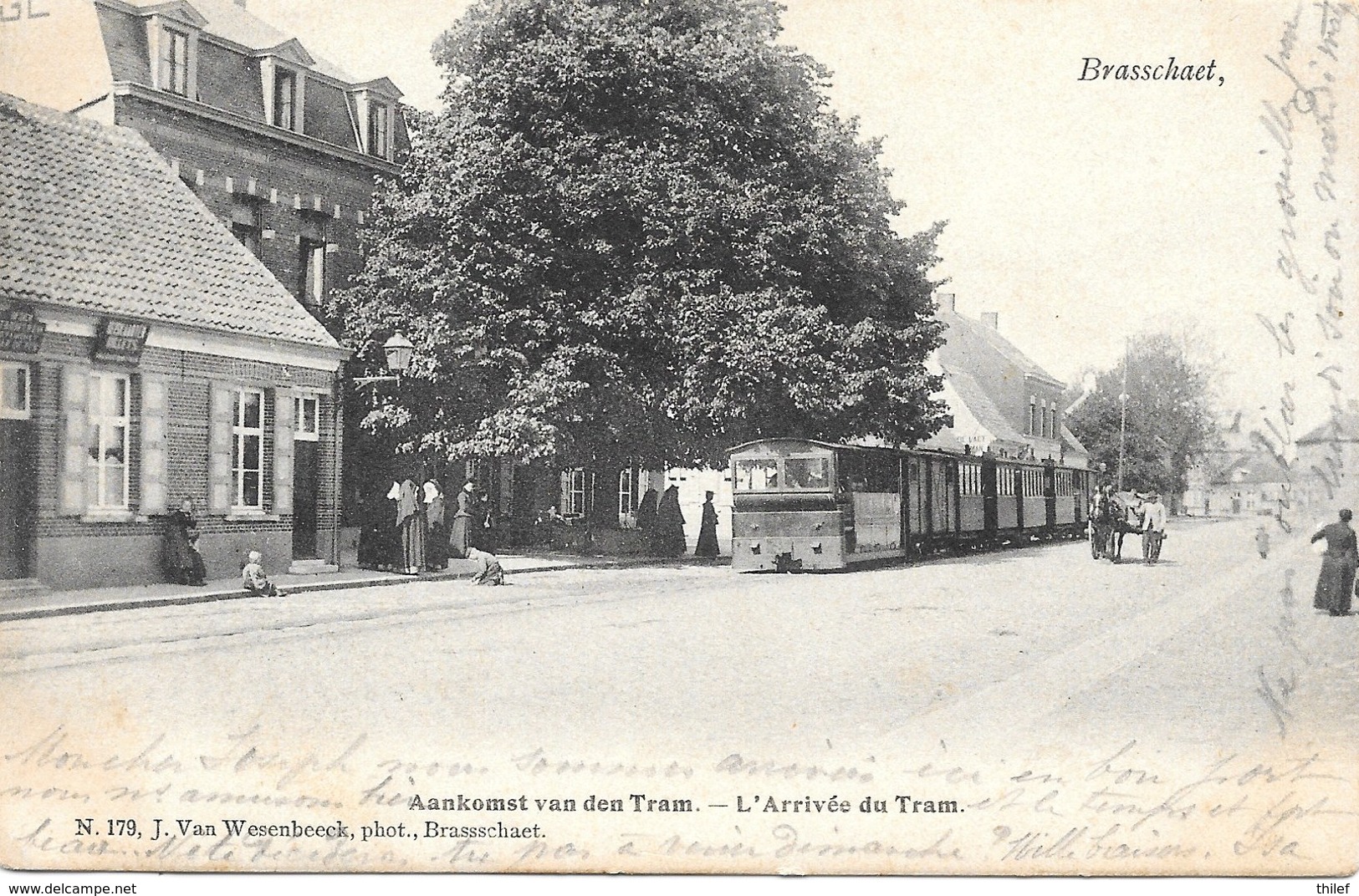 Brasschaet NA19: Aankomst Van Den Tram 1905 - Brasschaat