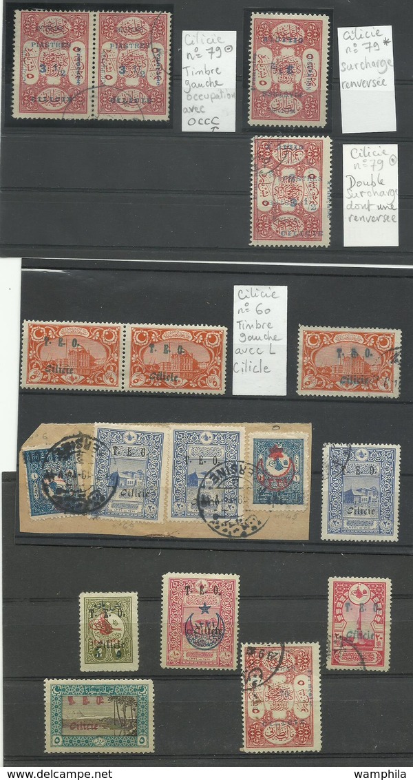 Cilicie, Lot Neufs & Oblitérés, Variétés + Divers - Used Stamps