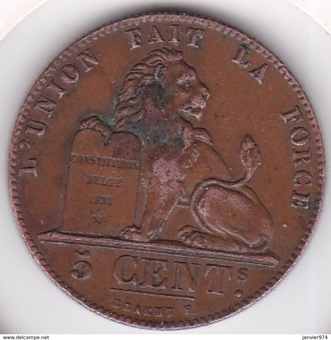 BELGIQUE . 5 CENTIMES 1856. LEOPOLD PREMIER - 5 Centimes