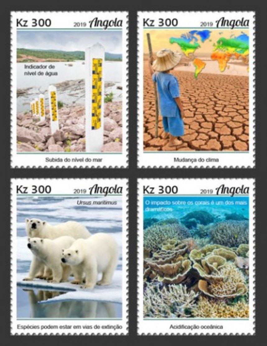 Z08 ANG190130a ANGOLA 2019 Climate Change MNH ** Postfrisch - Angola