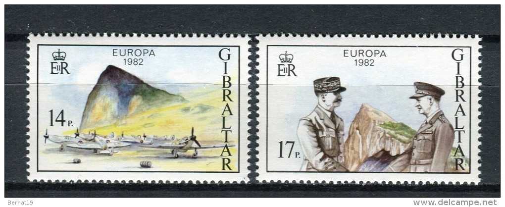 Gibraltar 1982. Yvert 458-59 ** MNH. - Gibilterra