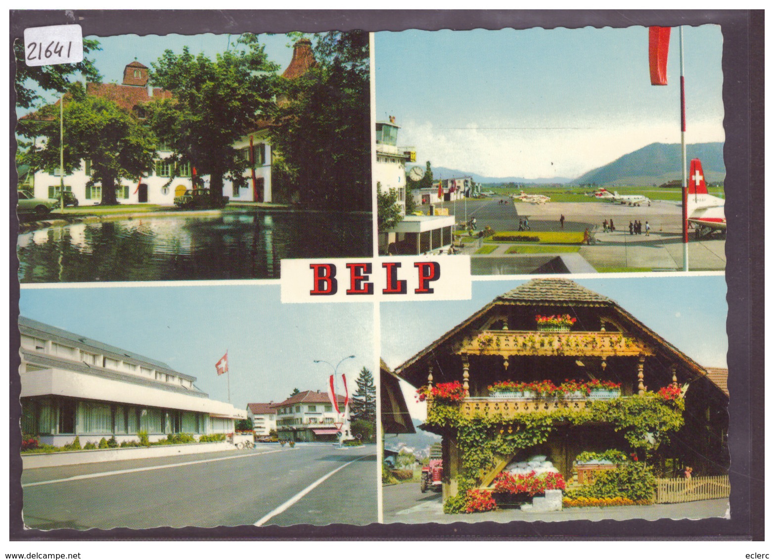 CARTE MODERNE - BERN BELP - FLUGHAFEN - AEROPORT - AVION - AVIATION - TB - Belp