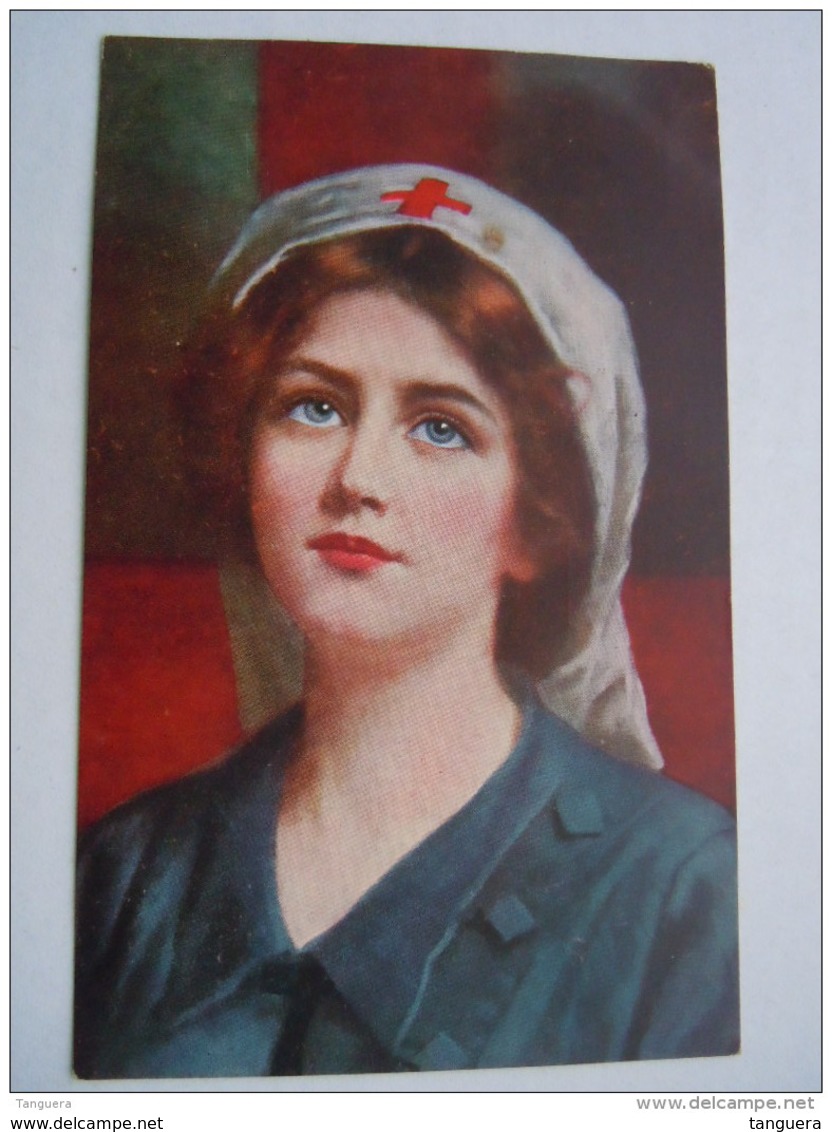 Verpleegster Nurse Infirmière Rood Kruis Crois Rouge Red Cross Edit Vivian Mansell Circulée 1923 Oostende -&gt; Turnhout - Croix-Rouge