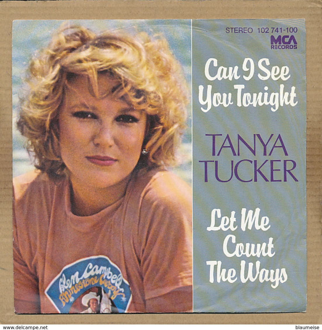 7" Single, Tanya Tucker, Can I See You Tonight - Disco, Pop