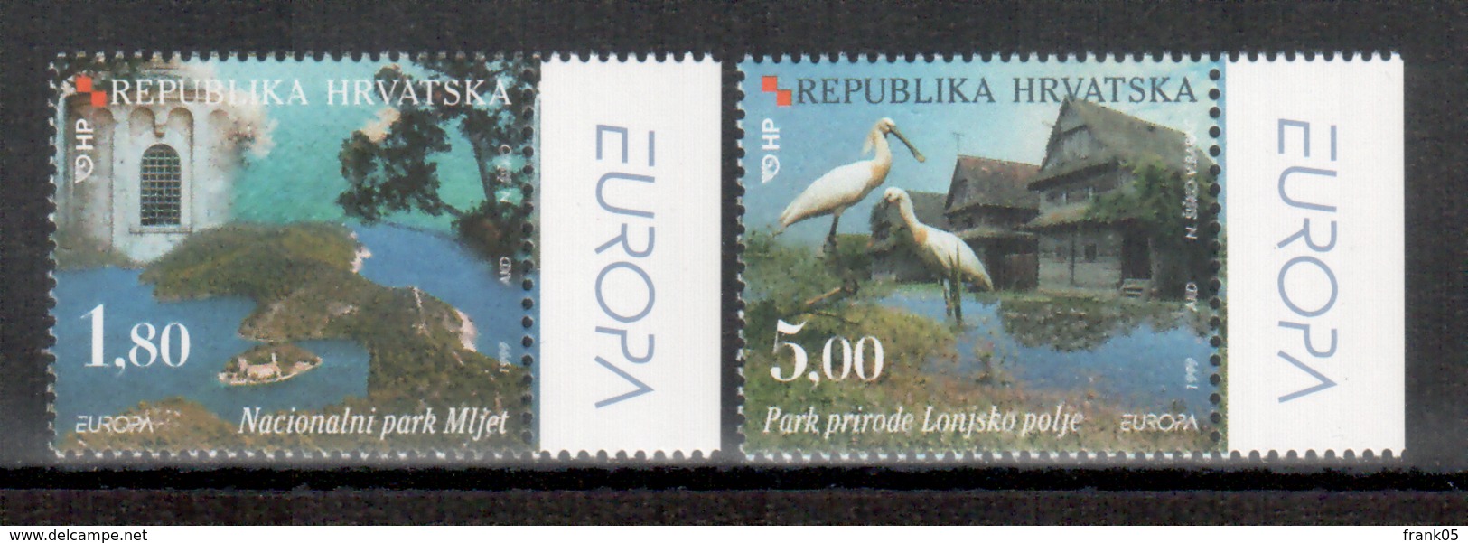 Kroatien / Croatia / Croatie 1999 Satz/set EUROPA ** - 1999