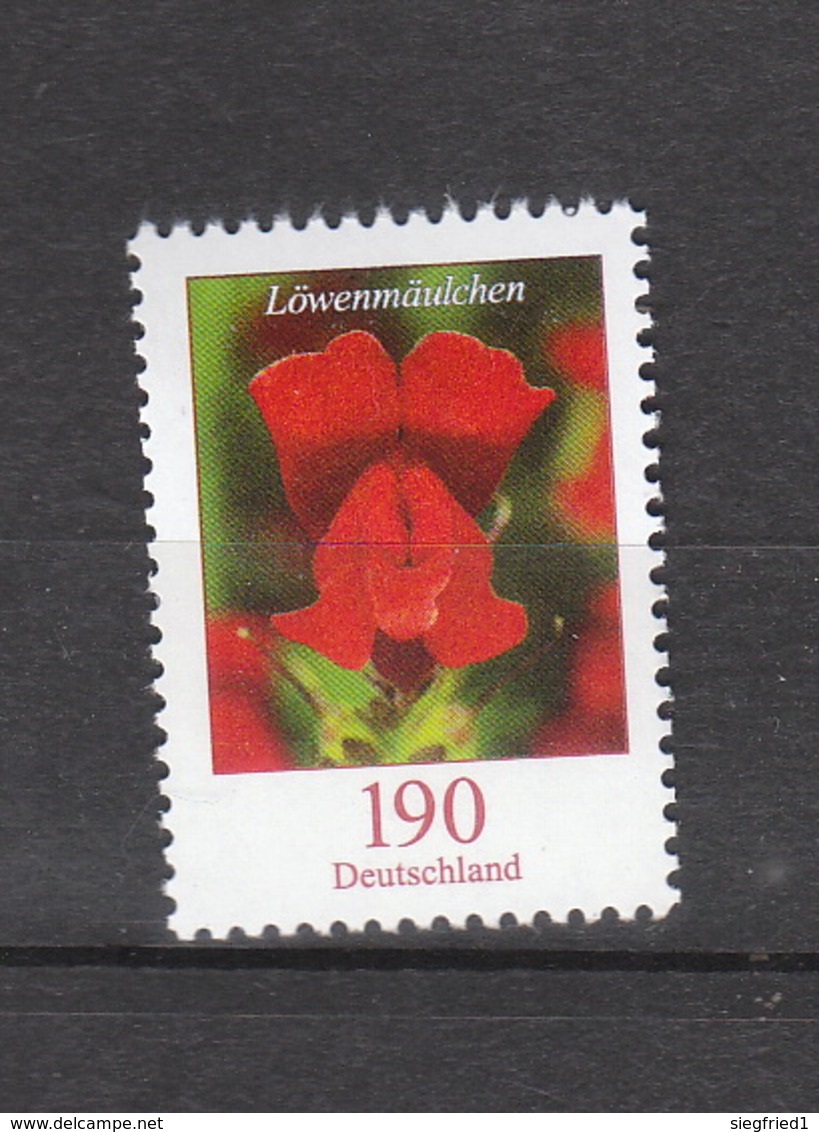 Deutschland BRD **    Blumen  Löwenmäulchen   Neuausgabe 1.7.2019 - Unused Stamps