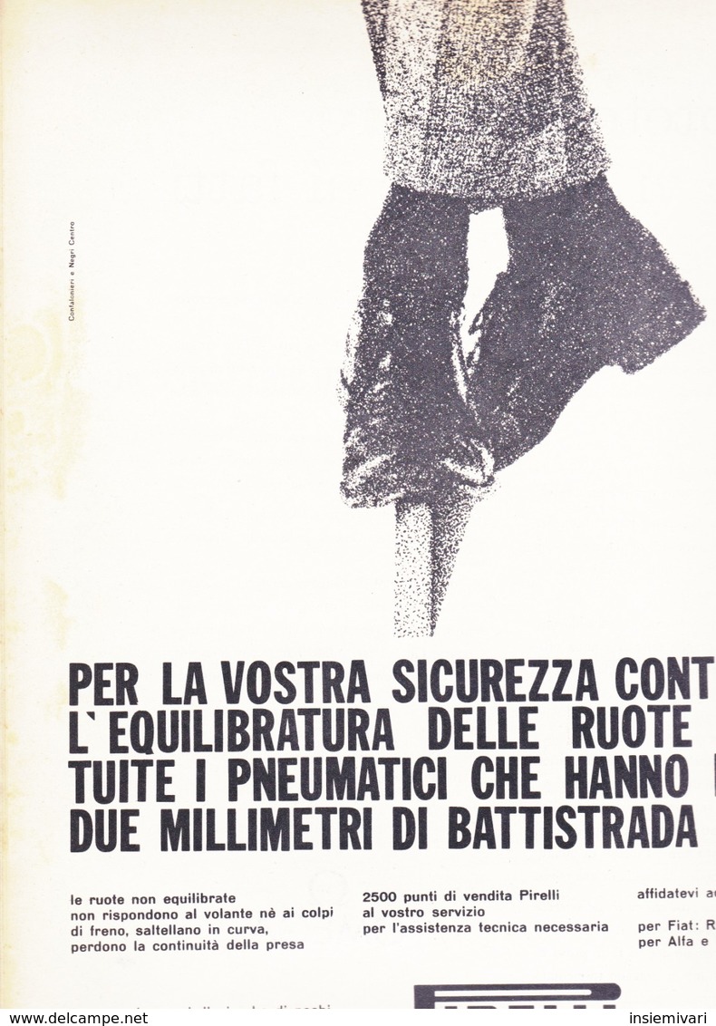 (pagine-pages)PUBBLICITA'  PIRELLI  Oggi1960/30. - Altri & Non Classificati