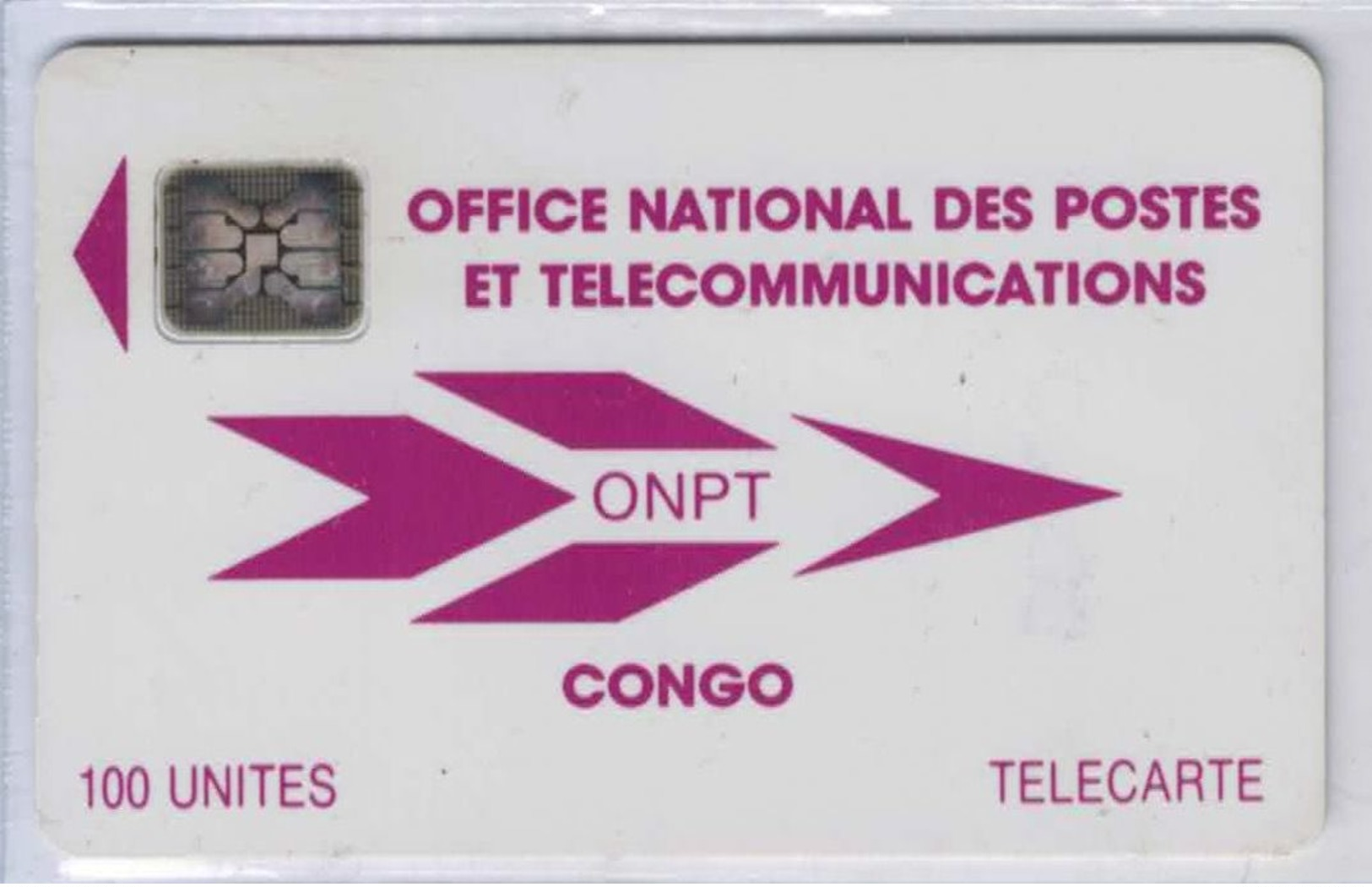 Congo - ONPT 100 U Violette - SC4 An S/E ¤6 - 40487 GE - Voir Scans - Congo