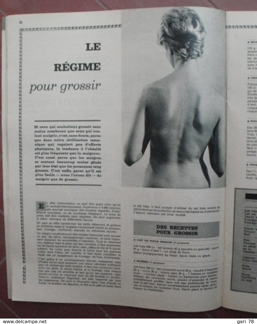 GUERIR Santé-beauté-hygiène N° 327 Mars 1963 Tension / Aphtes / Grossir / Acnée Coqueluche / Toxoplasmoses - Geneeskunde & Gezondheid