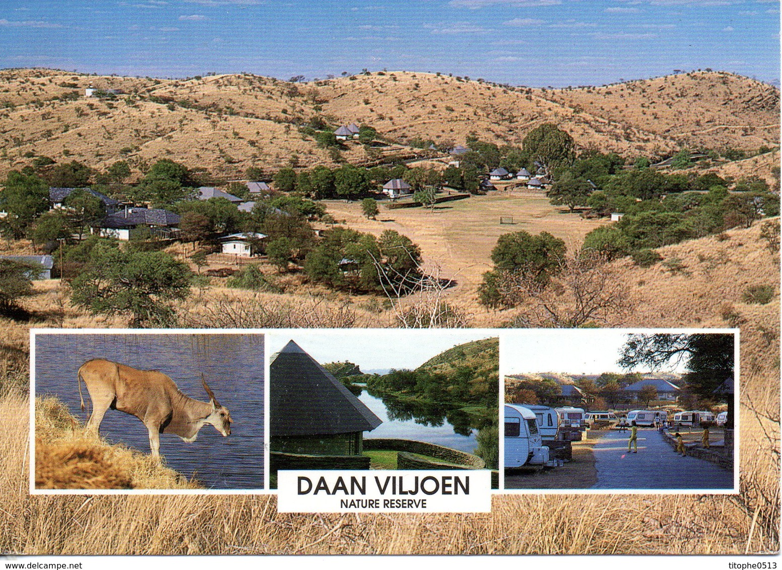 NAMIBIE. Carte Postale écrite. Daan Viljoen Nature Reserve. - Namibië