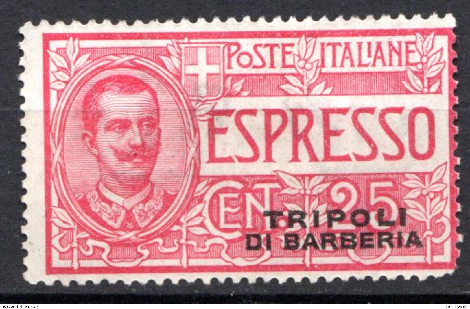 TRIPOLI - (Occupation Italienne) - 1910 - Timbre-expres - N 1 - 25 C. Rouge - Tripolitania