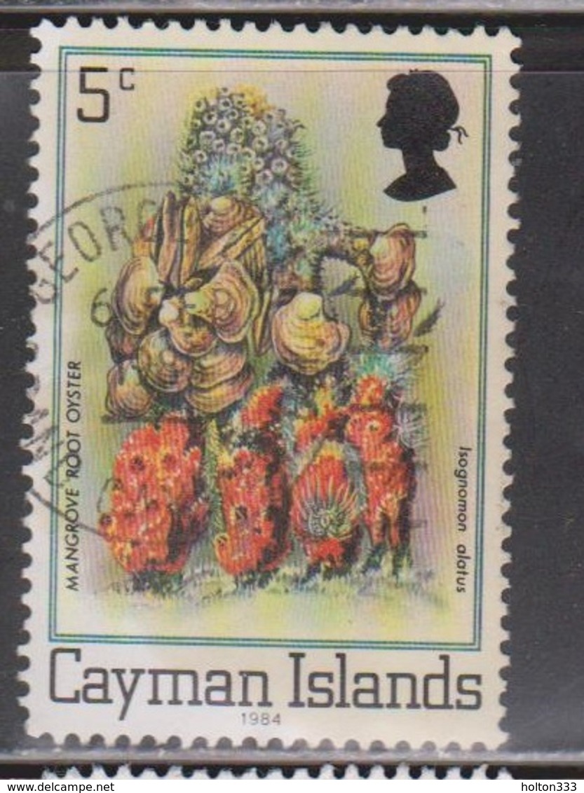 CAYMAN ISLANDS Scott # 453b Used - Mangrove Root Oyster - Cayman Islands