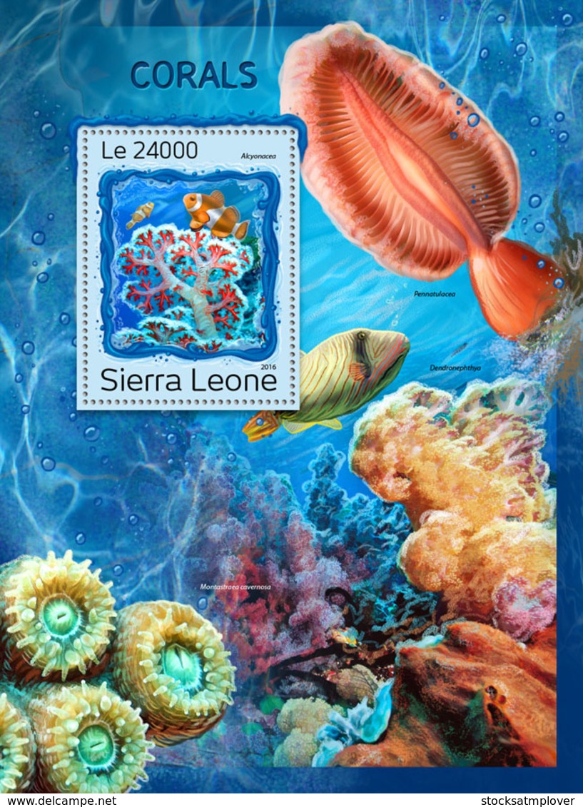 Sierra Leone 2016 Fauna  Corals  Fishes - Sierra Leone (1961-...)