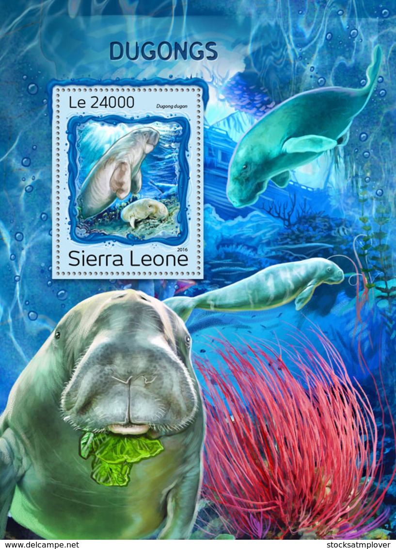 Sierra Leone 2016 Fauna  Dugongs - Sierra Leone (1961-...)
