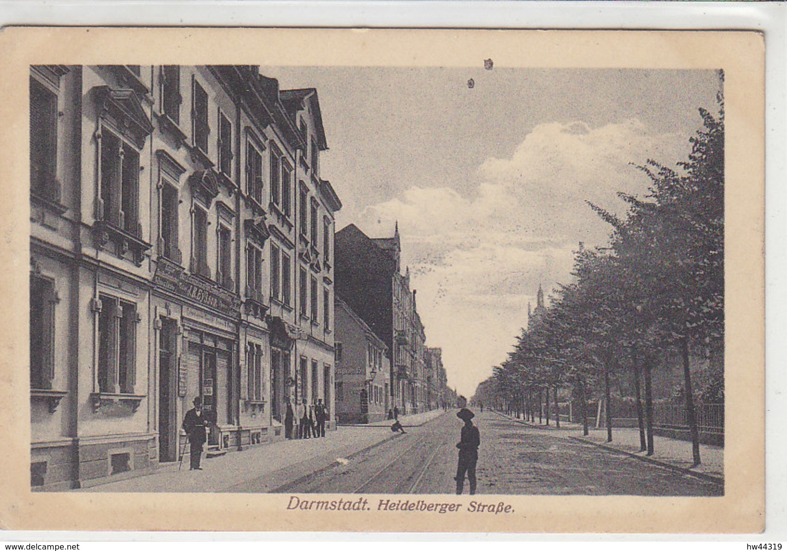 Darmstadt - Heidelberger Strasse - Um 1920 Altersspuren - Darmstadt