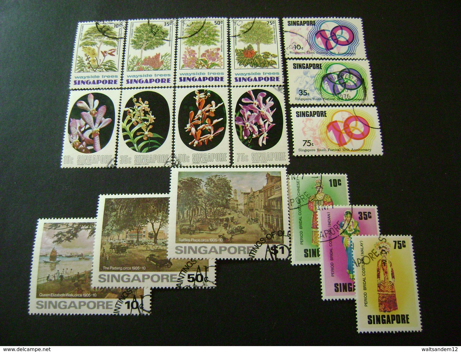 Singapore 1976 Commemorative/special Issues (SG 268-281, 283-285) - Used [Sale Price] - Singapore (1959-...)