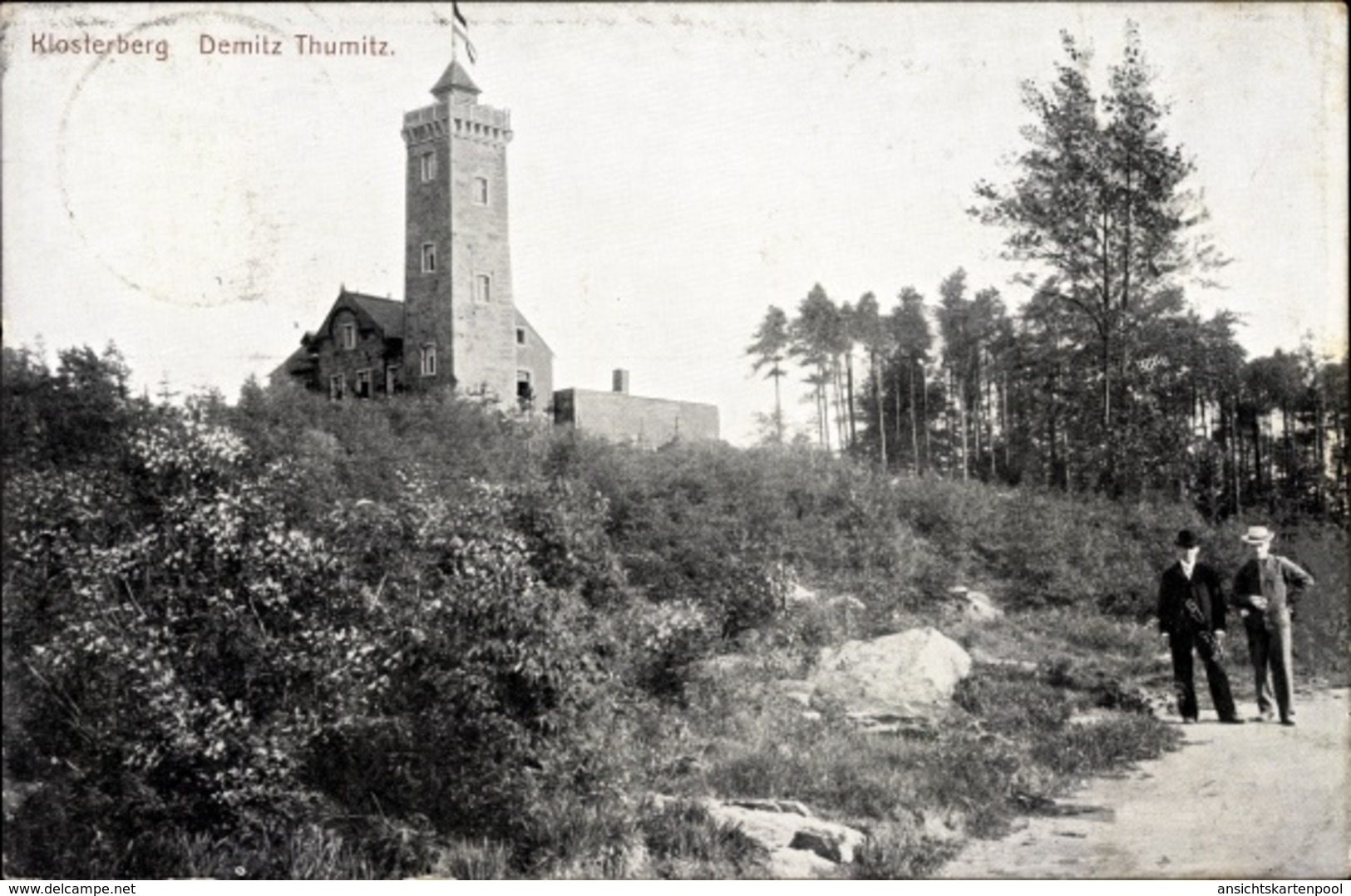 Cp Demitz Thumitz Kreis Bautzen, Aussichtsturm Auf Dem Klosterberg - Sonstige & Ohne Zuordnung