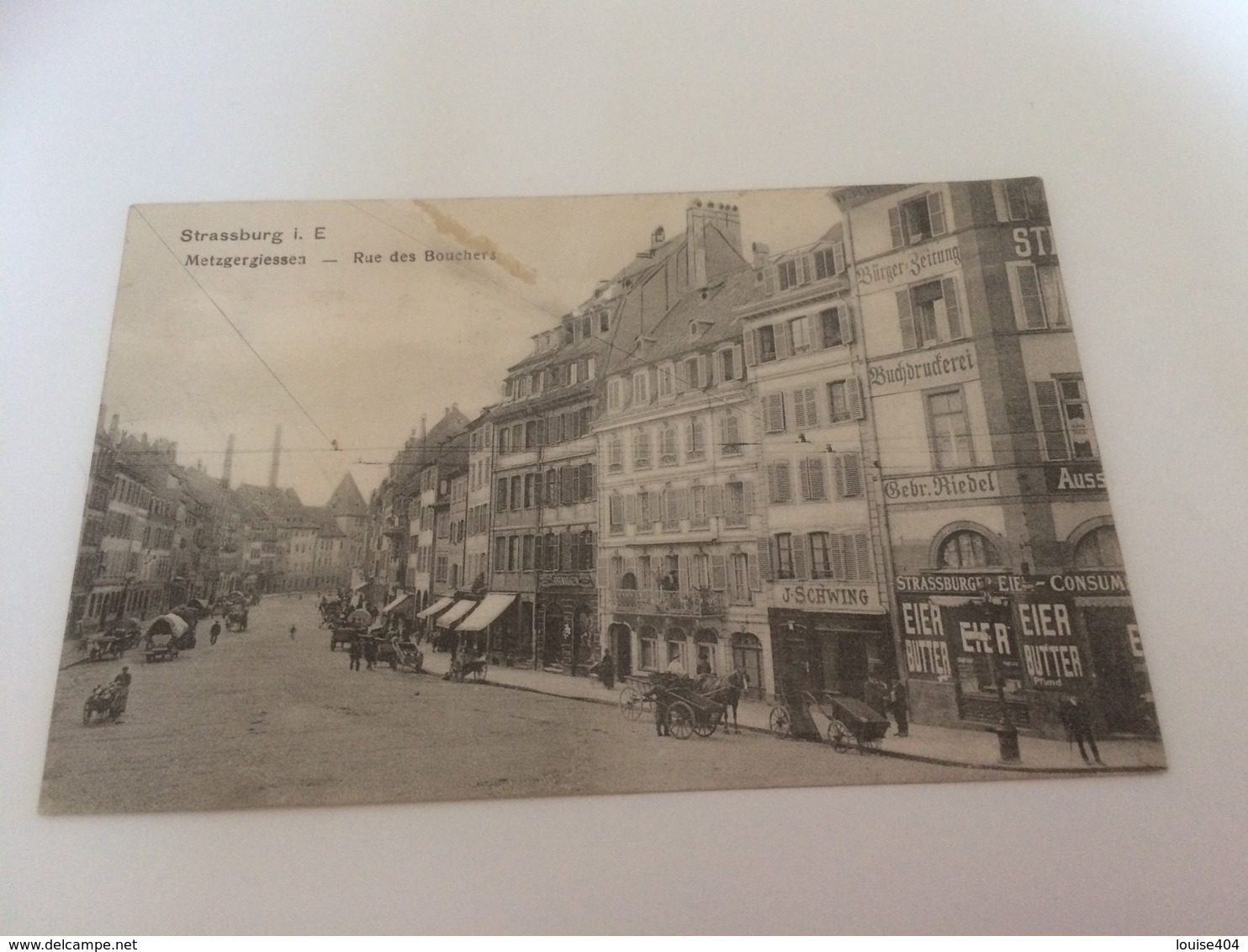 BX - 2400 - STRASBOURG - Rue Des Bouchers - Strasbourg