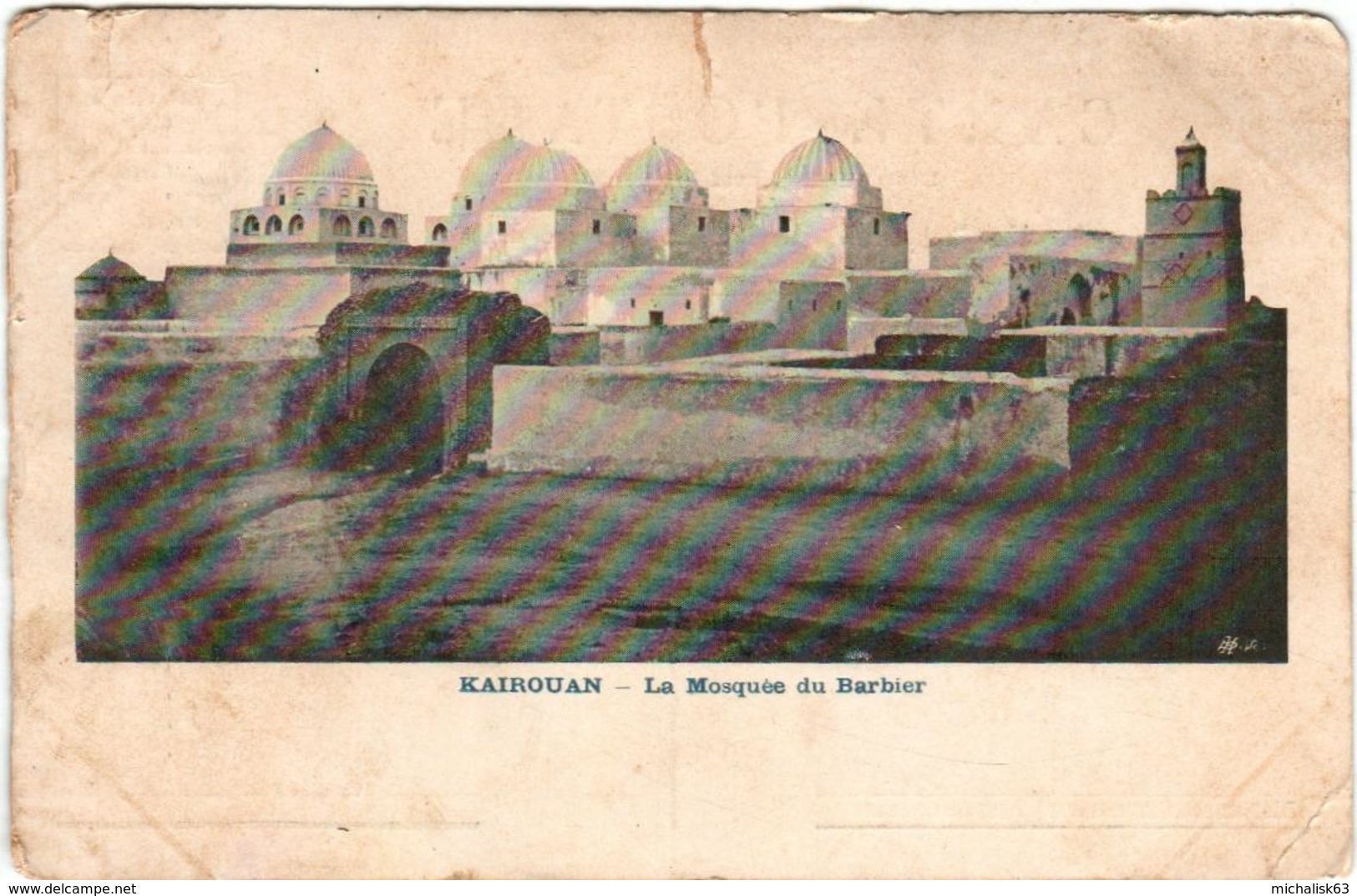 4NST 445 CPA - KAIROUAN - LA MOSQUEE DU BARBIER (INCISION) - Tunisia