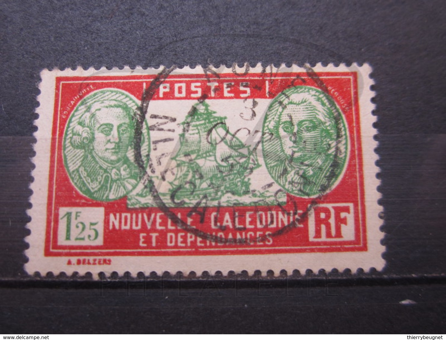 VEND BEAU TIMBRE DE NOUVELLE-CALEDONIE N° 155A , OBLITERATION " KONE " !!! - Oblitérés