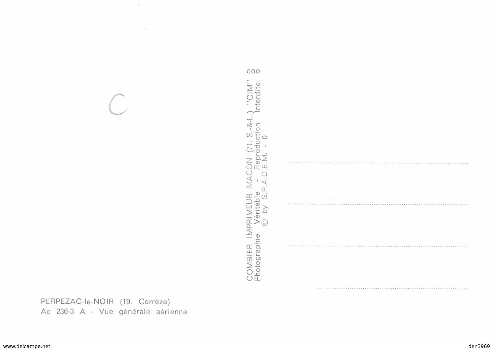 PERPEZAC-le-NOIR - Vue Générale Aérienne - Autres & Non Classés