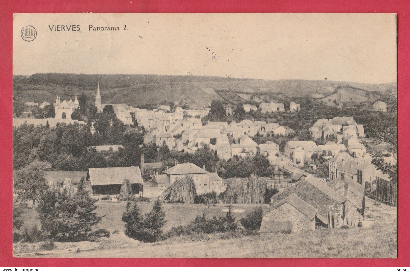 Vierves - Joli Panorama ... De La Localité -2 - 1924 ( Voir Verso ) - Viroinval