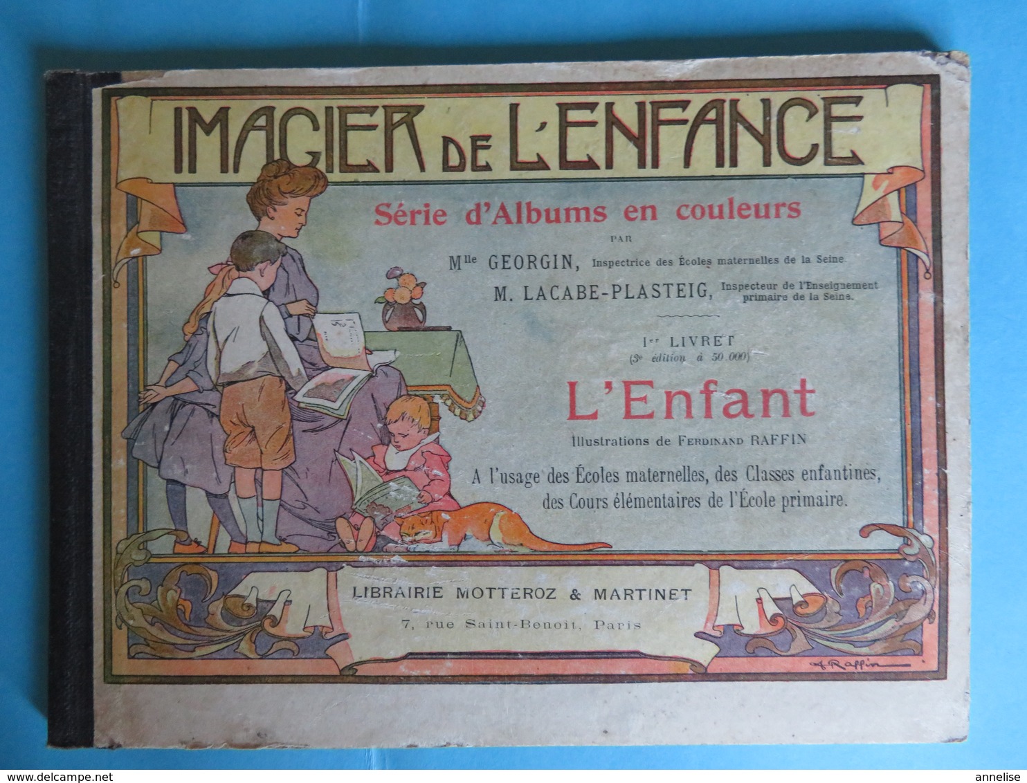 Imagier De L'Enfance 1919 Vol 1 L'Enfant Album 15 Scènes Illustrées - 1901-1940