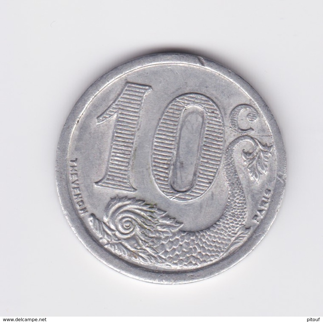 Nécessité. 10 Centimes  1922 La Rochelle Société Du Commerce SUP - Varietà E Curiosità