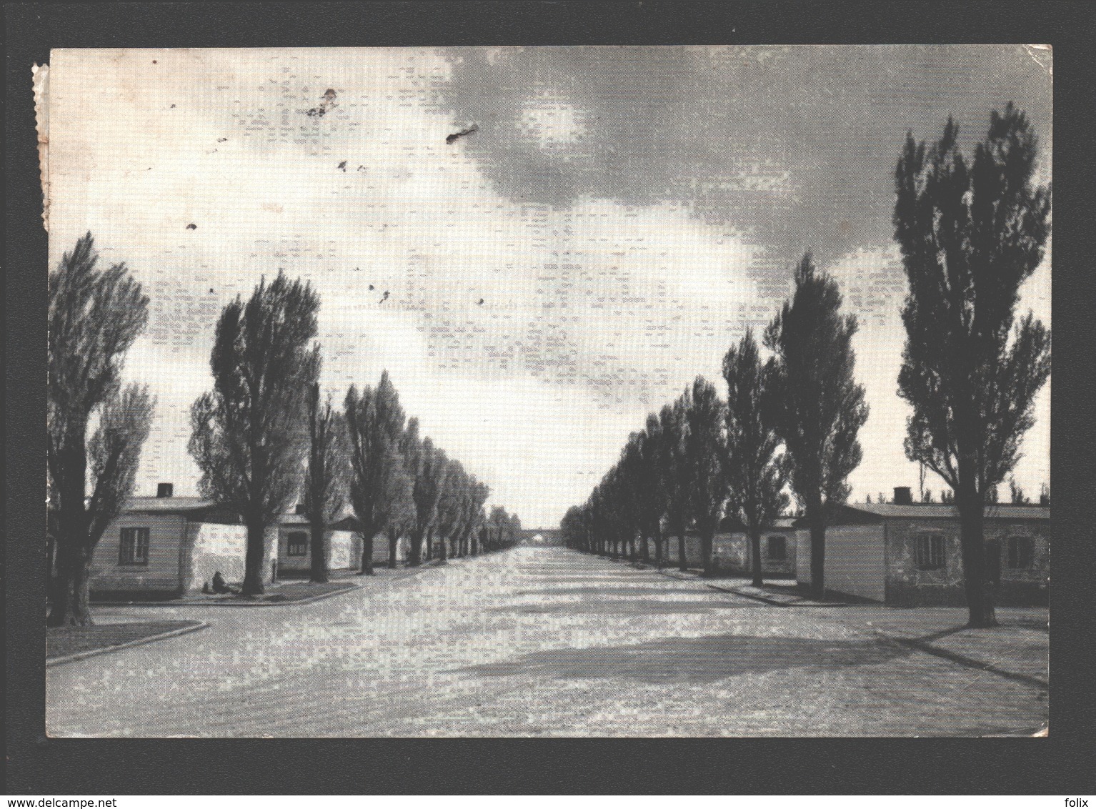 Dachau - Lagerstrasse / Main Road Through The Camp - Schlag Crematorium 1426 Dachau - Dachau