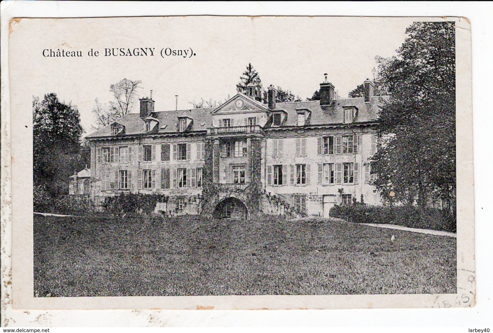Cpa Chateau De Busagny Osny - Osny
