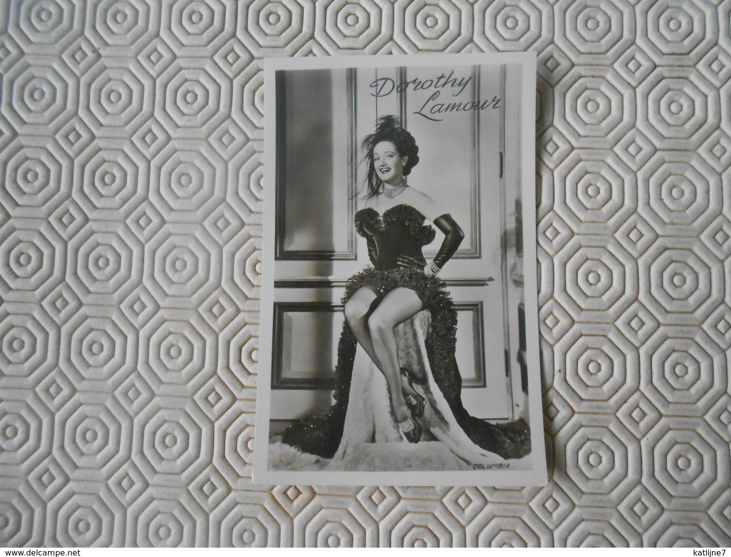 Fotoarchief Film En Toneel  Echte Foto  Real Photo  Dorothy Lamour  Columbia - Artisti