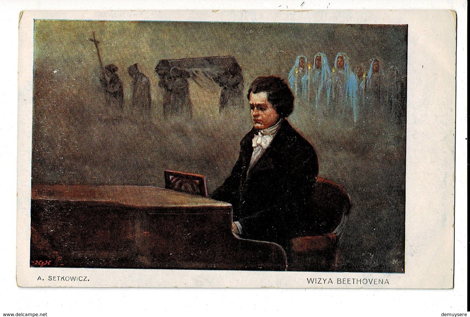 SCHK 449 - SETKOWICZ WIZYA BEETHOVEN - Peintures & Tableaux