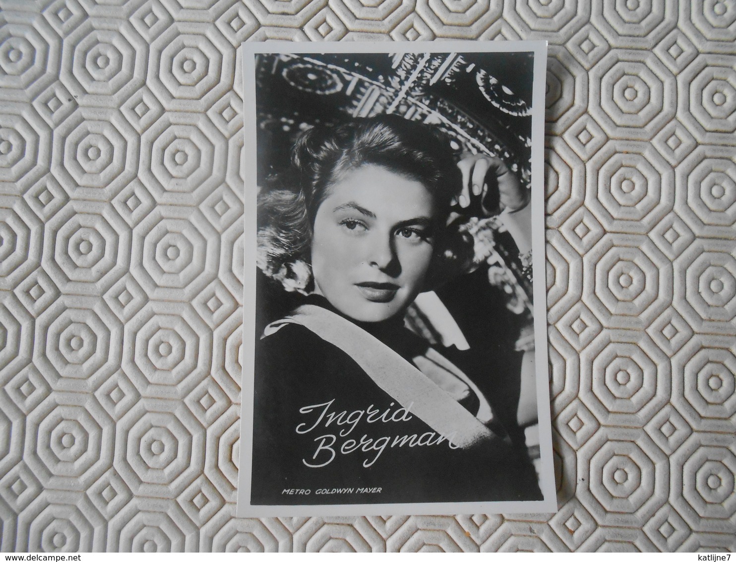 Fotoarchief Film En Toneel  Echte Foto  Real Photo  Ingrid Bergman  MGM - Artisti