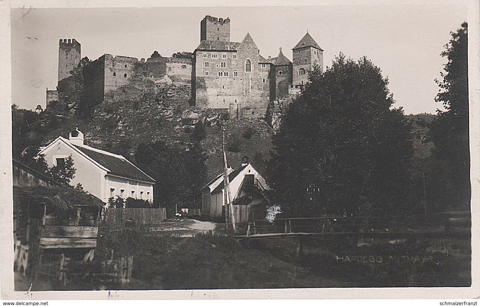 AK Hardegg Thaya Dyje Vorstadt Fugnitz Grenze A Zaisa Cisov Horn Znaim Znojmo Thayatal Waldviertel NÖ Niederösterreich - Hollabrunn