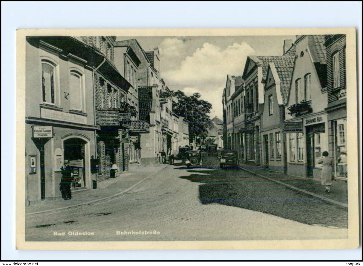 XX004897/ Bad Oldesloe Bahnhofstraße AK  Ca.1938 - Autres & Non Classés