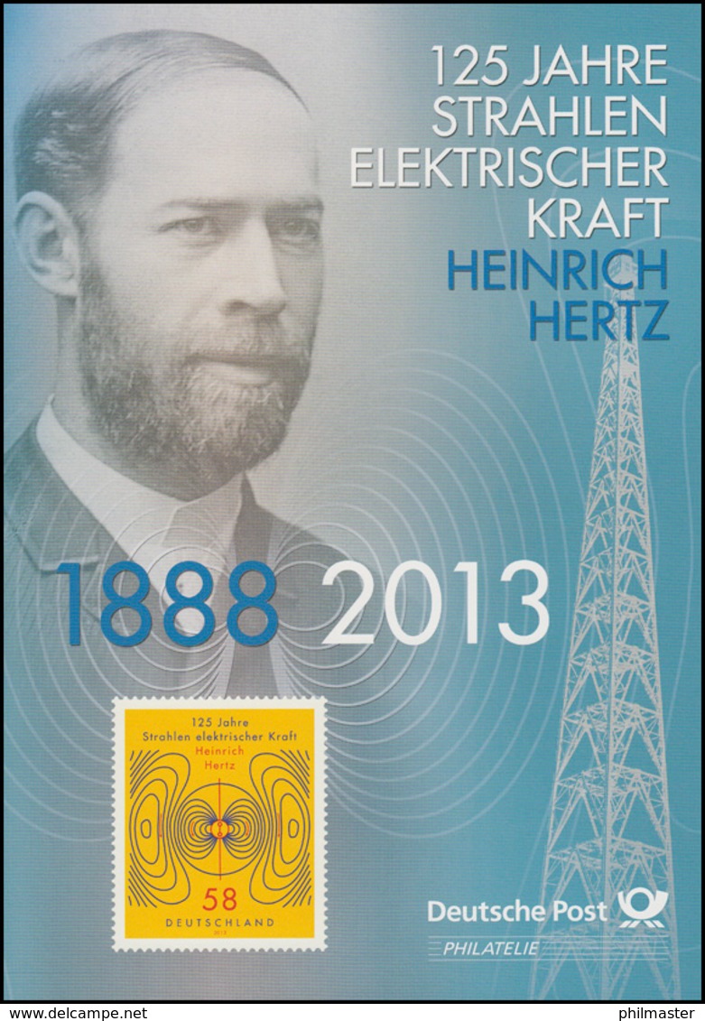 3036 Heinrich Hertz: Elektrische Kraft & Elektrische Strahlung - EB 7/2013 - Sonstige & Ohne Zuordnung