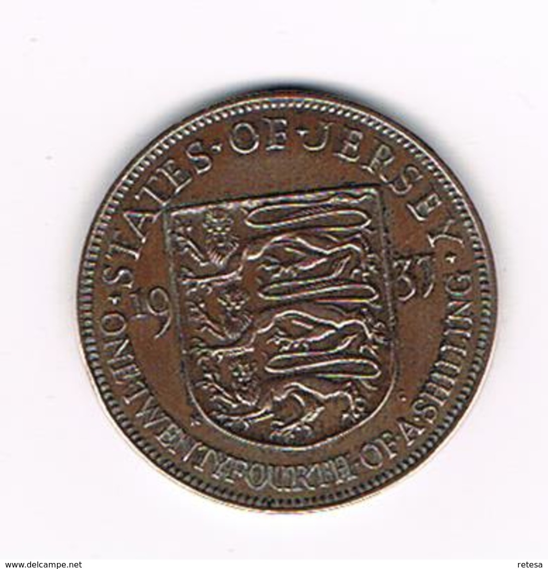 //  JERSEY  1/24  SHILLING  1937 - Jersey