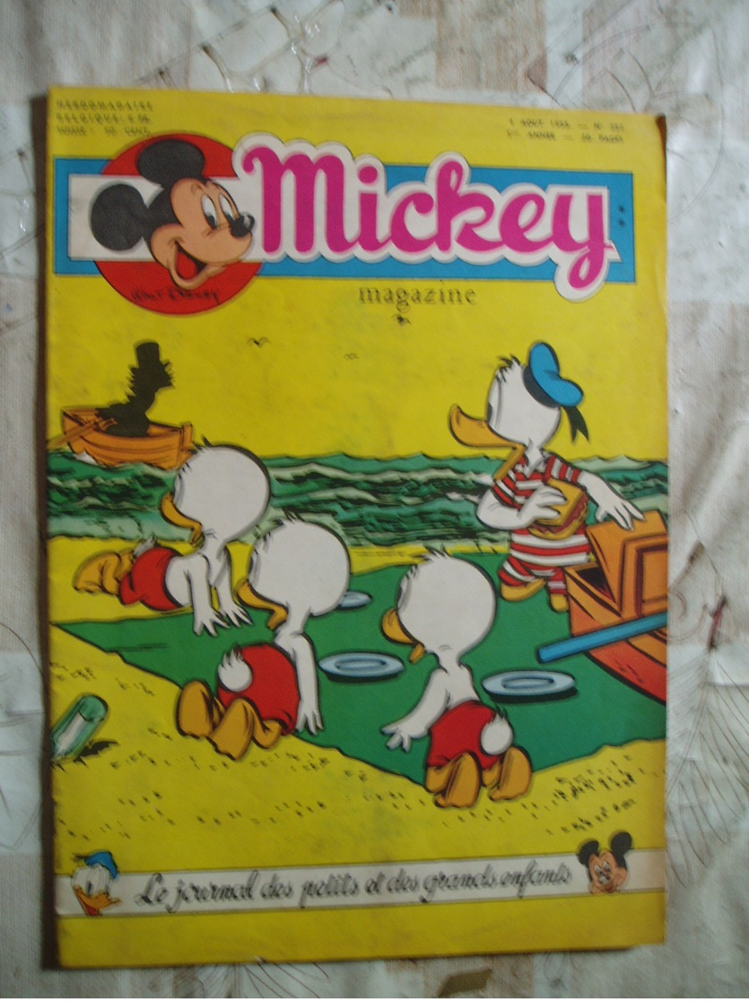 MICKEY MAGAZINE NO252-08/1955-RC DIVERS-ED.BELGE - Autres & Non Classés