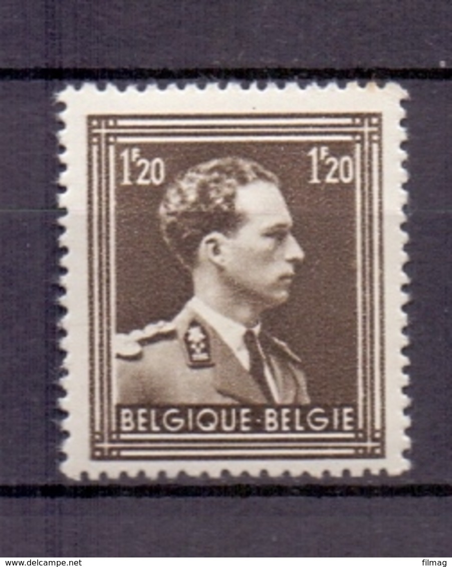 845a Leopold III 1F20 Donkerbruin  POSTFRIS** 1951 - Neufs