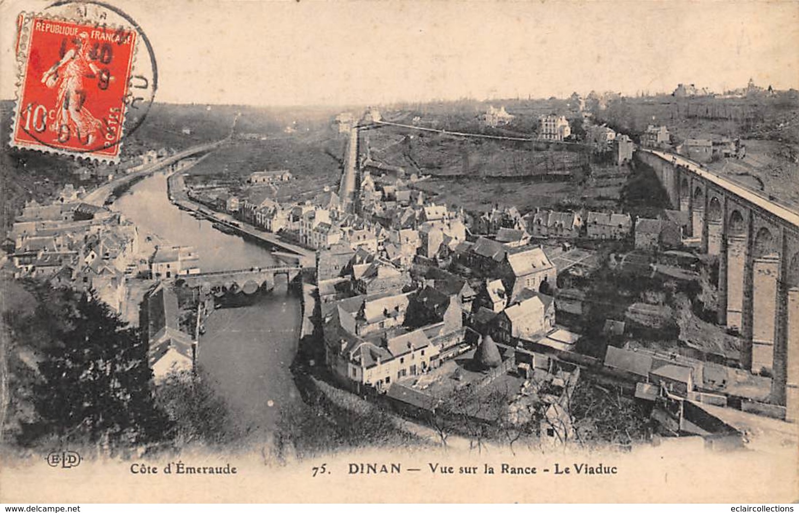 Dinan     22       Ensemble De  18 Cartes  Rues Et Vues Diverses                  (voir Scan) - Dinan