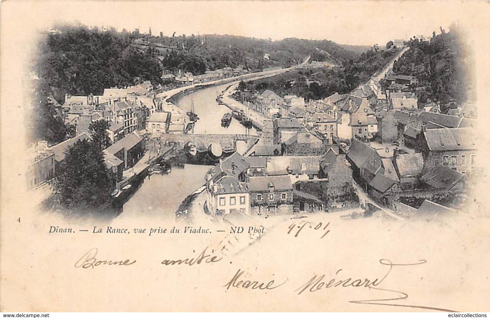 Dinan     22       Ensemble de  18 Cartes  Rues et vues diverses                  (voir scan)