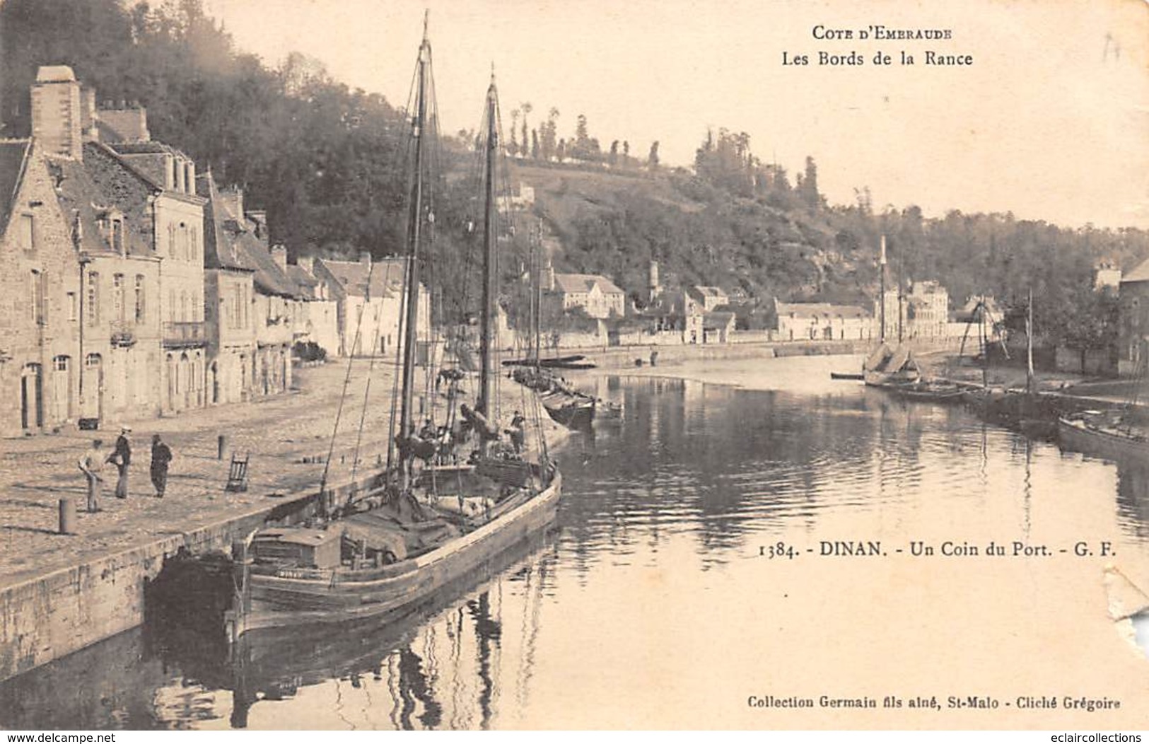 Dinan     22     Les Bords De La Rance  .  Bateau                   ( Défault Voir Scan) - Dinan